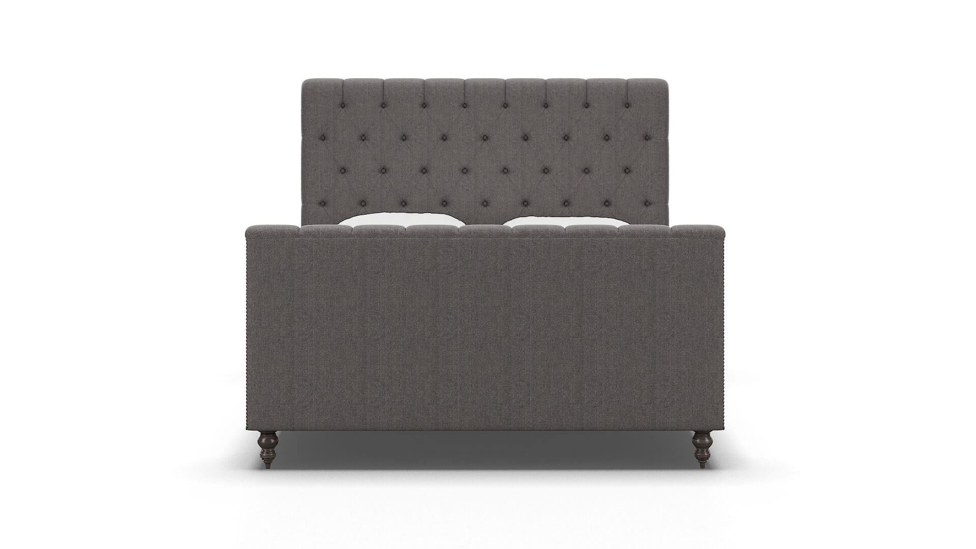 Sophia Sasha Granite Bed espresso legs 1