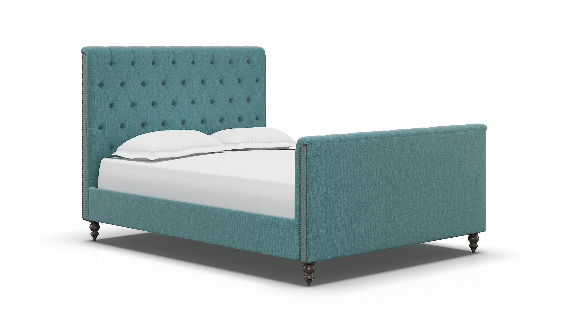 Sophia Simplex Aquavita Bed espresso legs 2