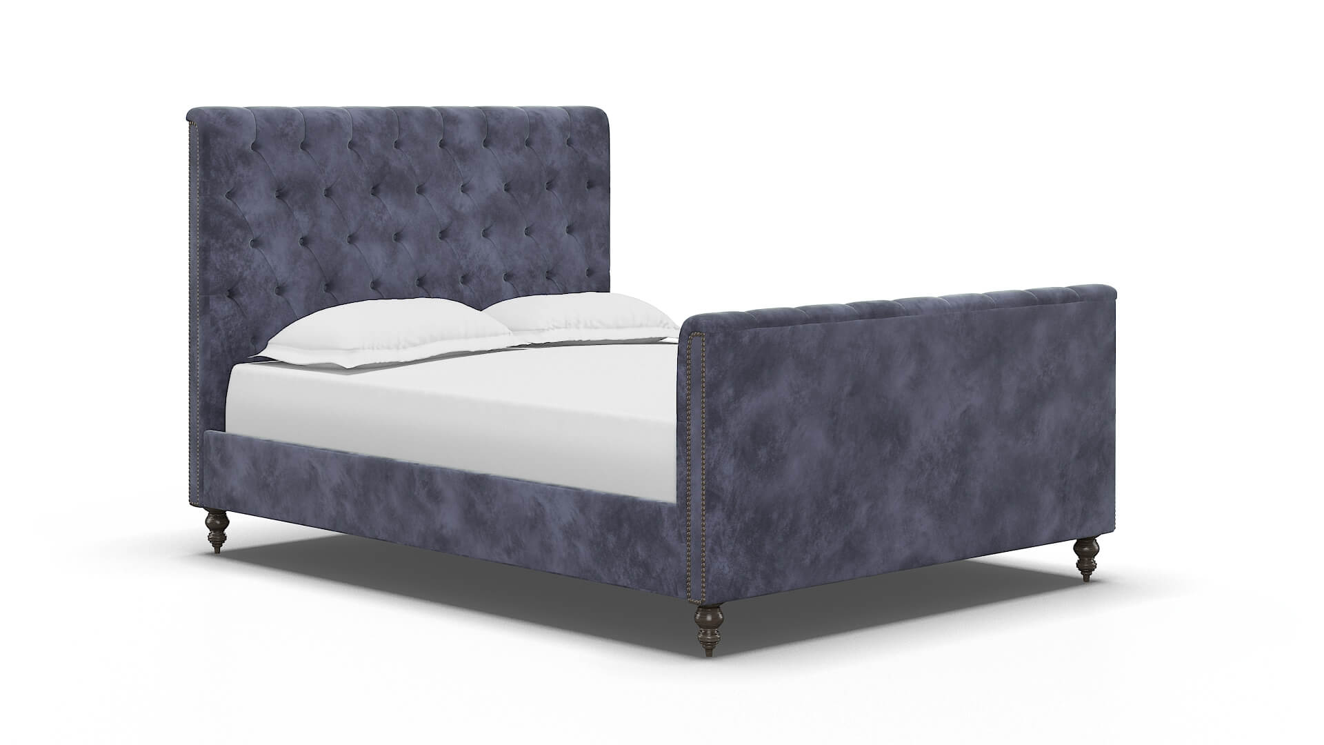 Sophia Terrain Dusk Bed espresso legs 2