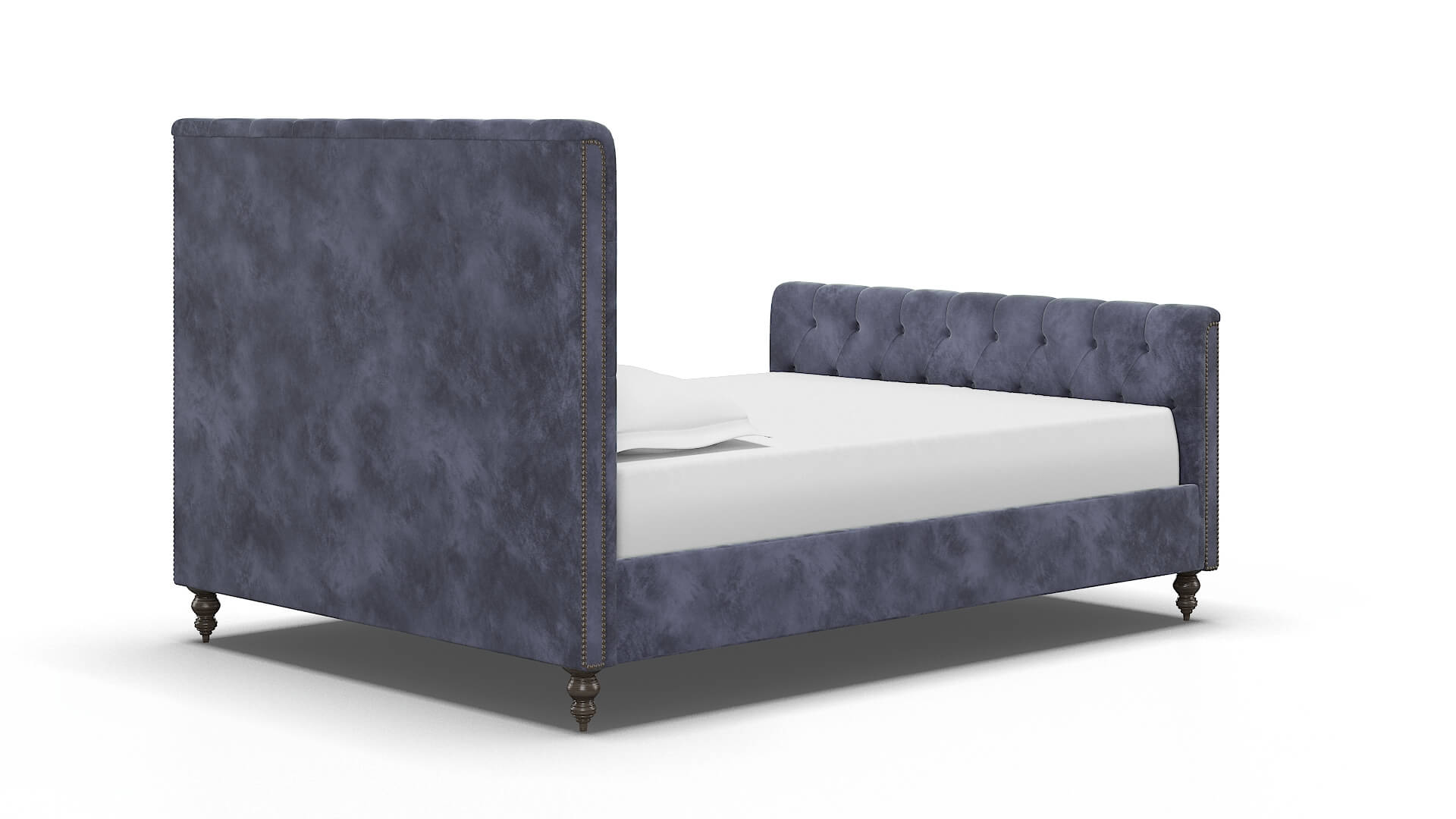 Sophia Terrain Dusk Bed espresso legs 4