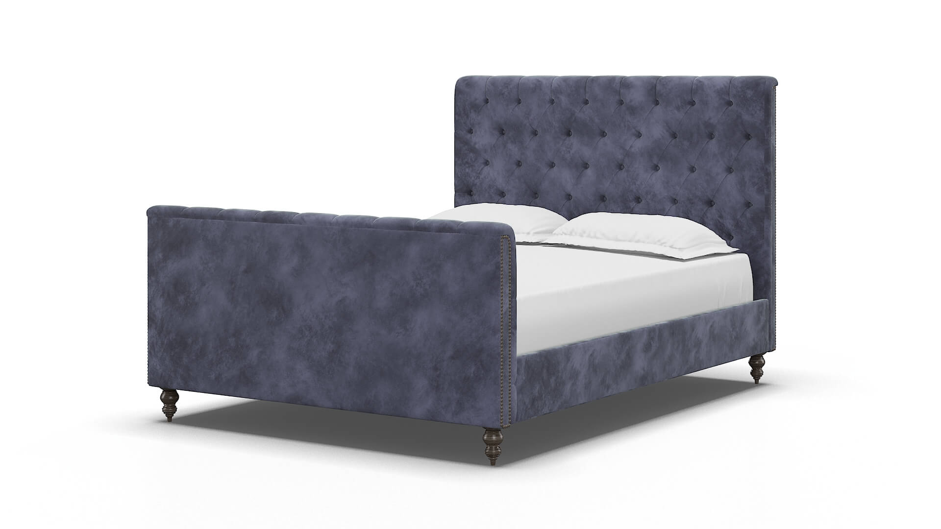 Sophia Terrain Dusk Bed espresso legs 5