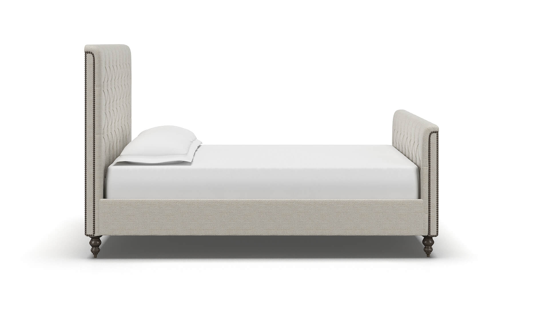 Sophia Venus Cream Bed espresso legs 3