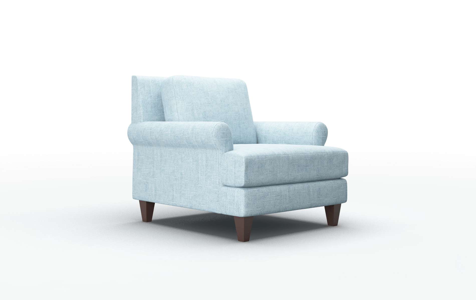 Stockholm Atlas Turquoise Chair espresso legs 2