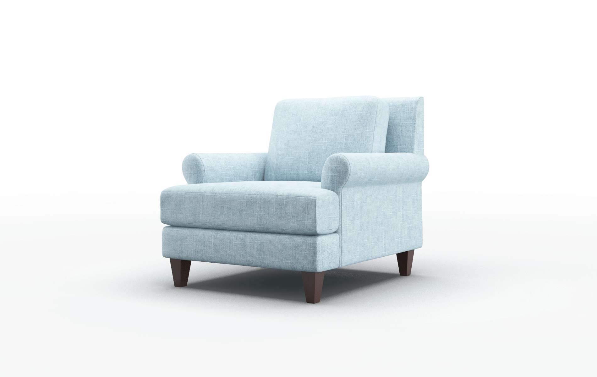 Stockholm Atlas Turquoise Chair espresso legs 4