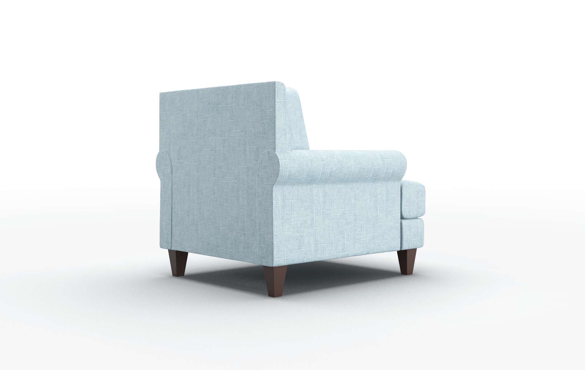 Stockholm Atlas Turquoise Chair espresso legs 5