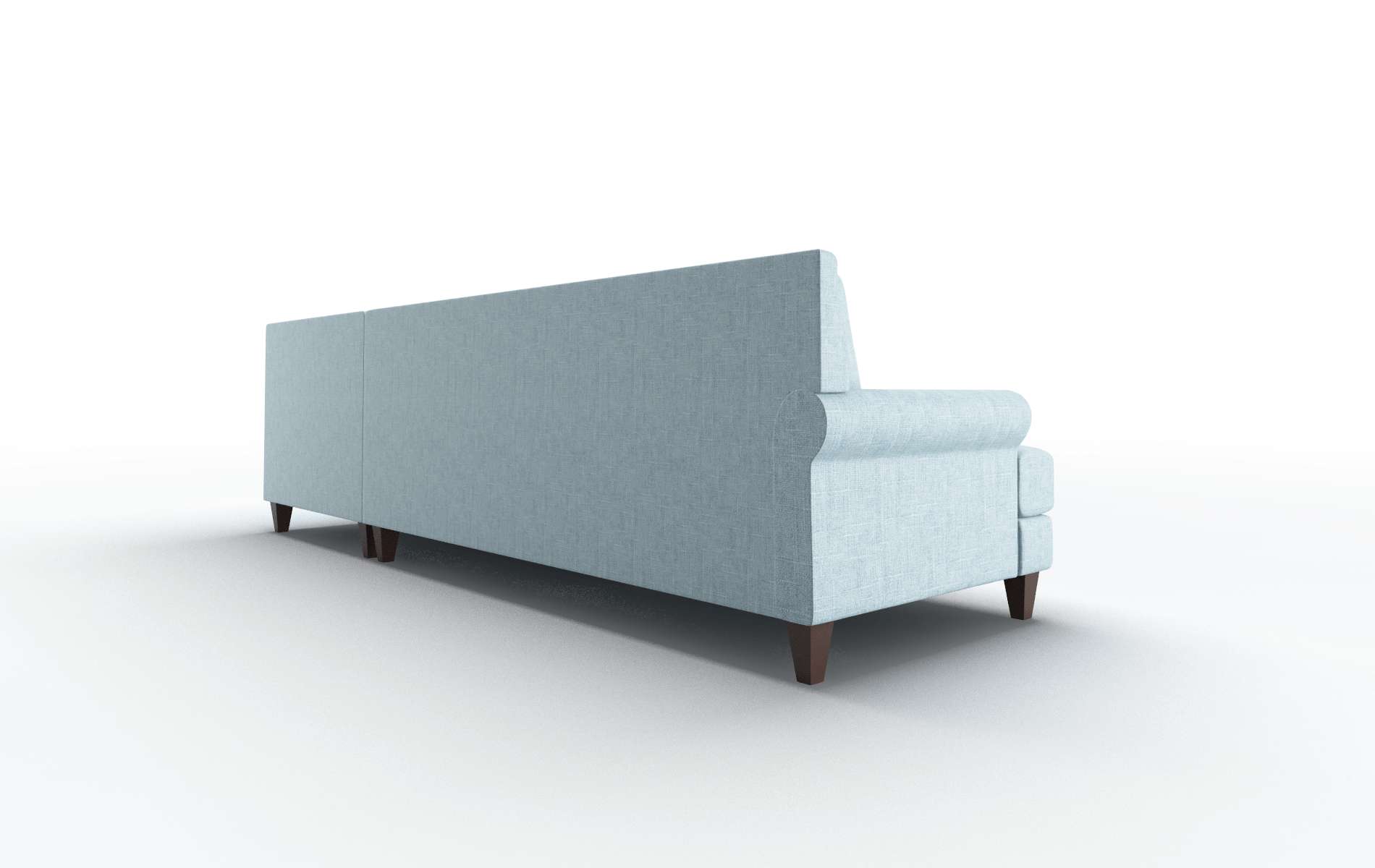 Stockholm Atlas Turquoise Panel espresso legs 5