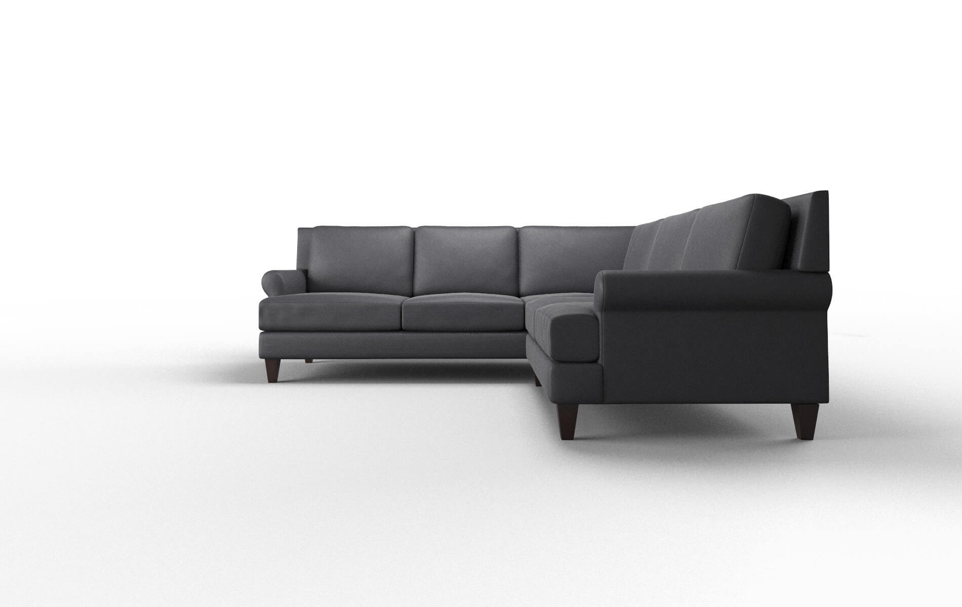 Stockholm Atlas_plz Navy Sectional espresso legs 5