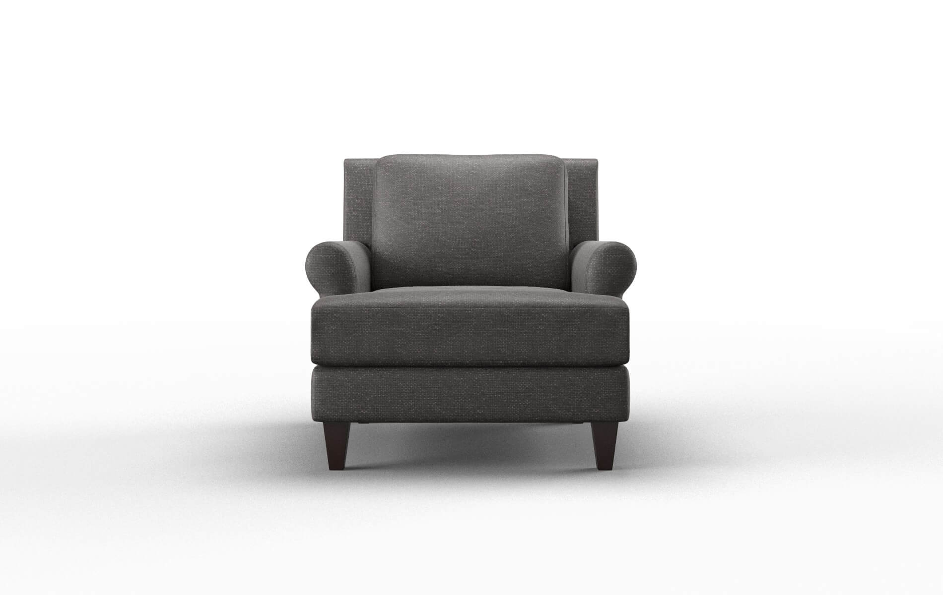 Stockholm Avenger Denim Chair espresso legs 1