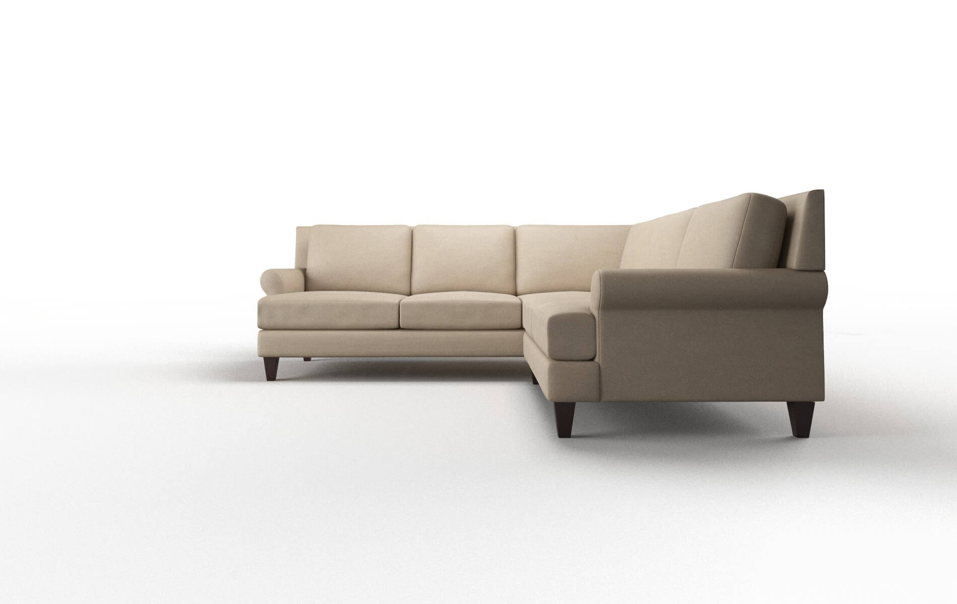 Stockholm Avenger Driftwood Sectional espresso legs 5