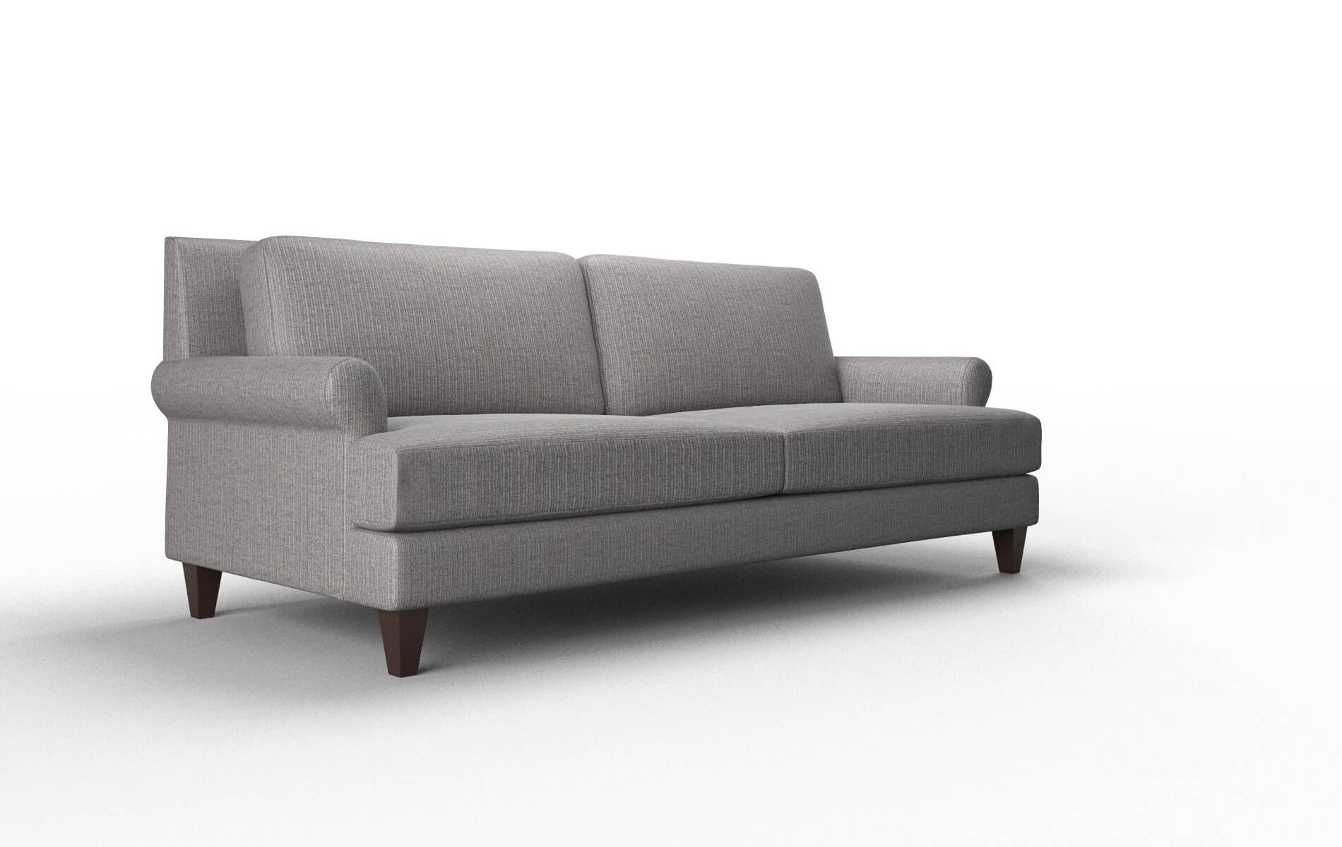 Stockholm Avenger Zinc Sofa espresso legs 2