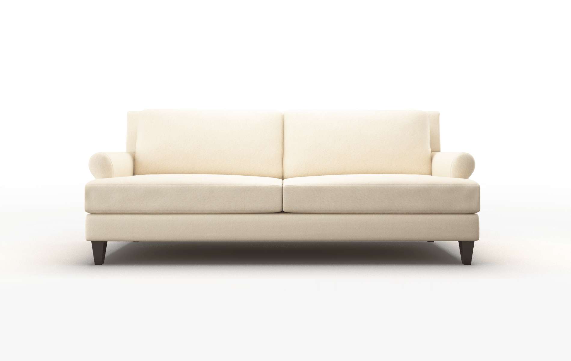 Stockholm Bella Buckwheat Sofa espresso legs 1