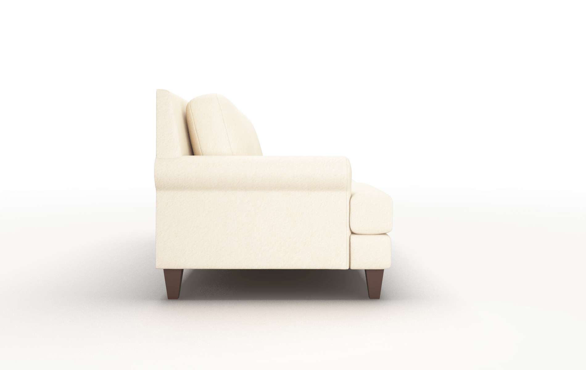 Stockholm Bella Buckwheat Sofa espresso legs 3
