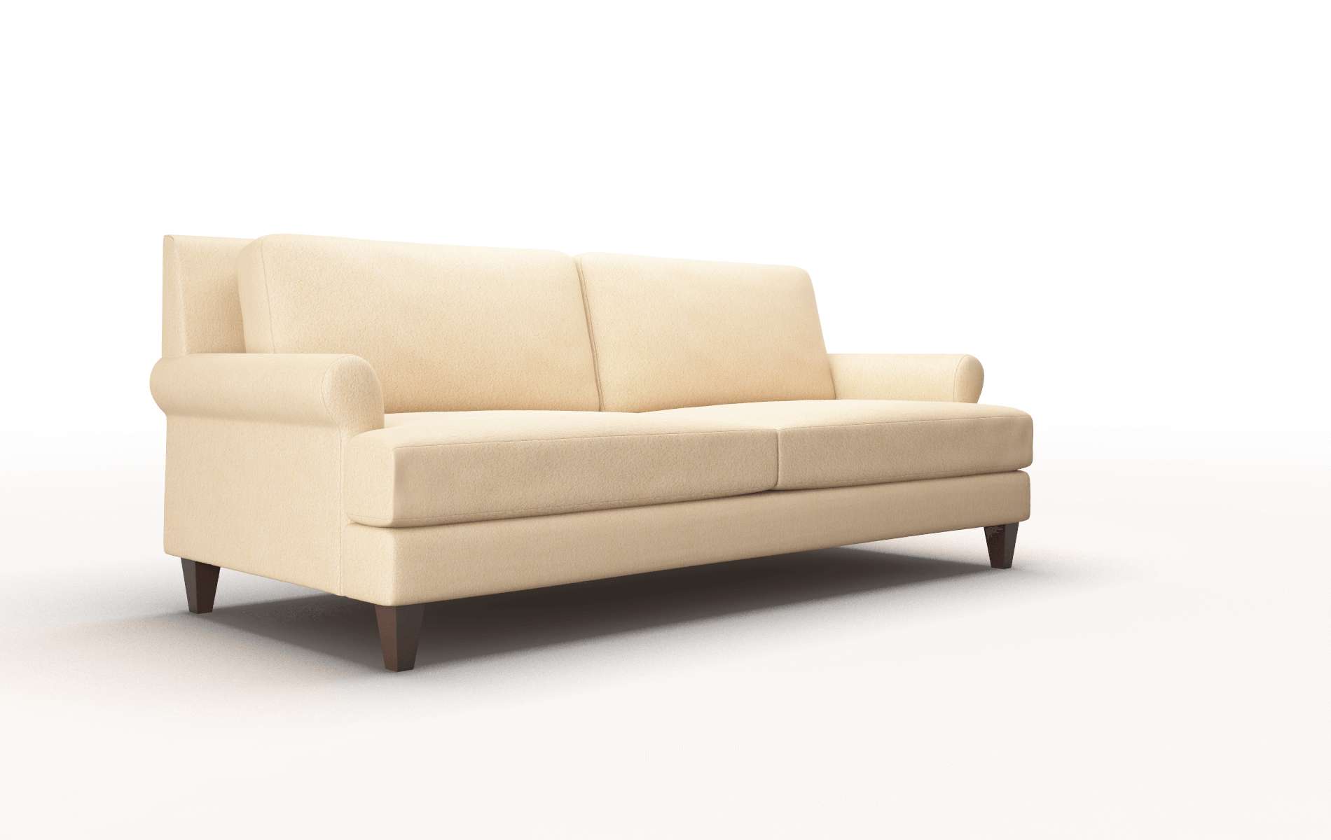 Stockholm Bella Coffee Sofa espresso legs 2