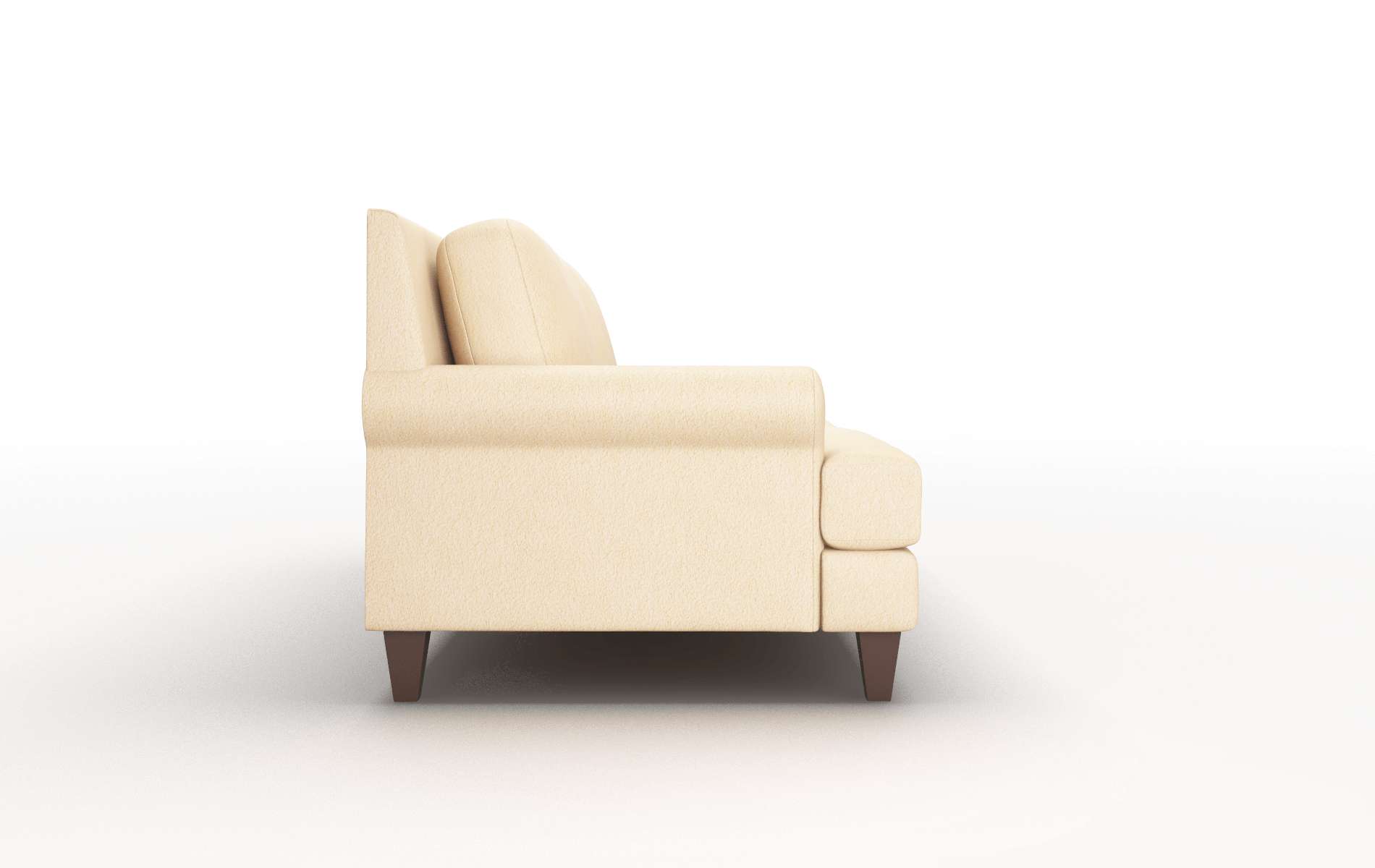 Stockholm Bella Coffee Sofa espresso legs 3