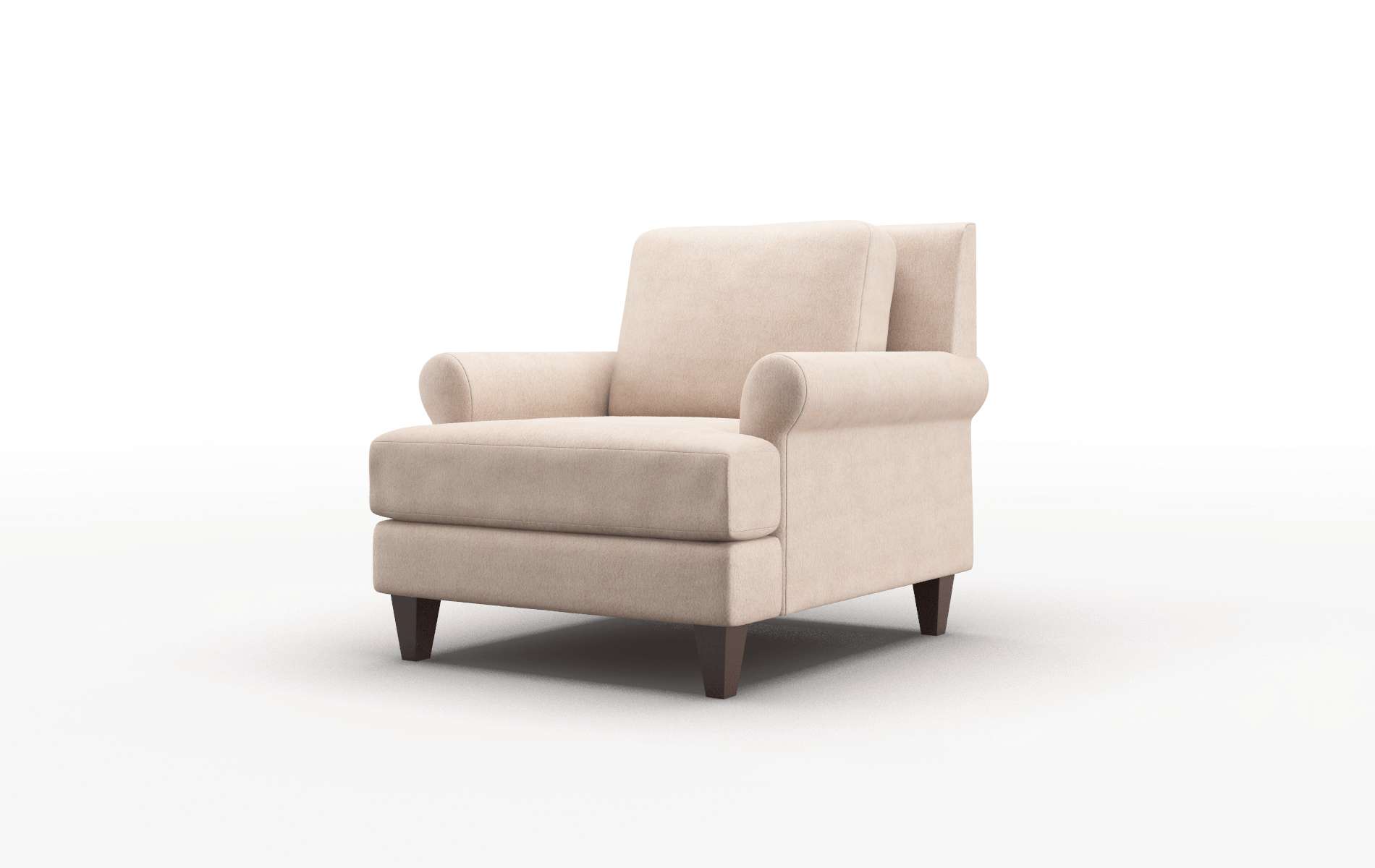 Stockholm Bella Pewter Chair espresso legs 4