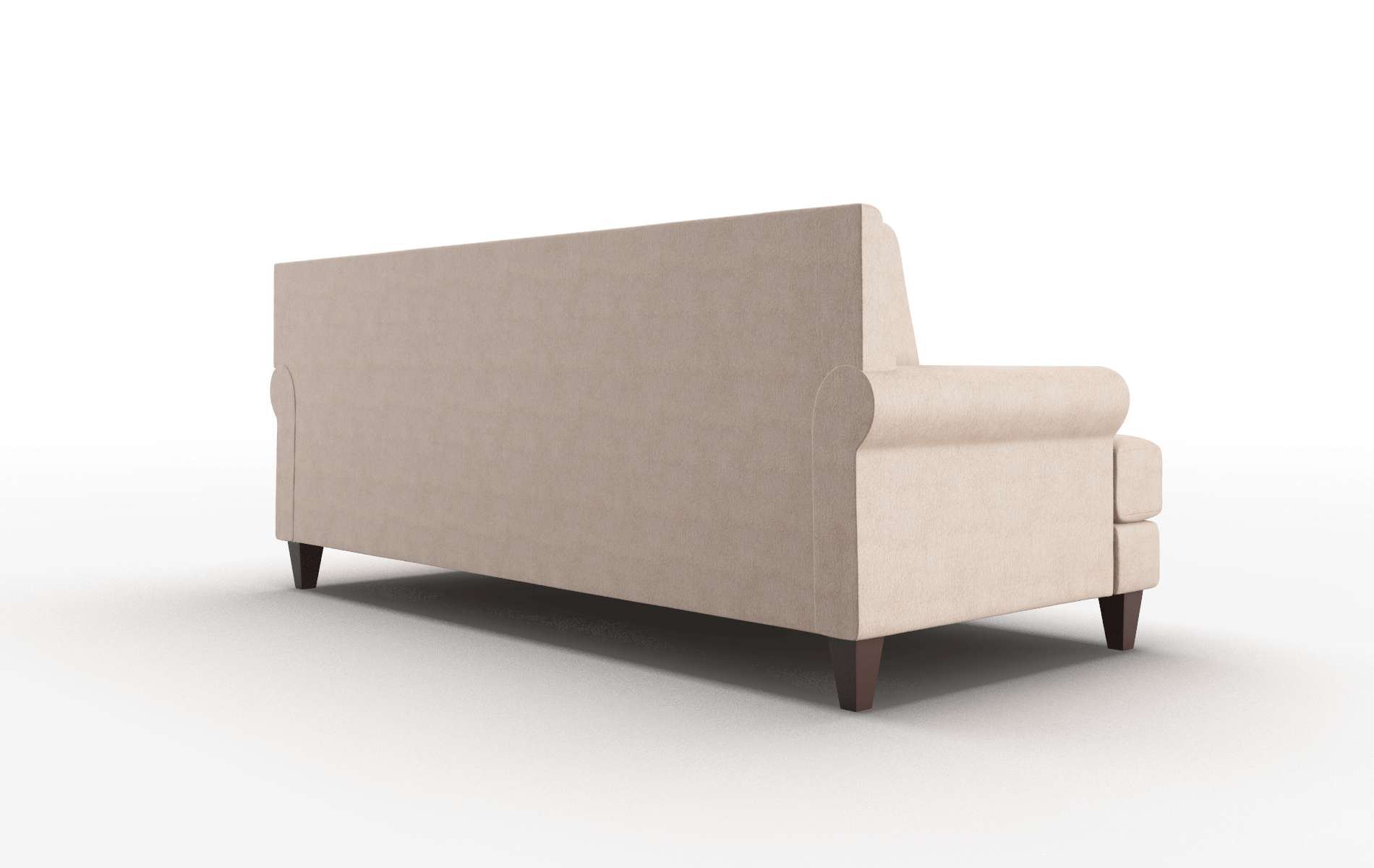 Stockholm Bella Pewter Sofa espresso legs 5