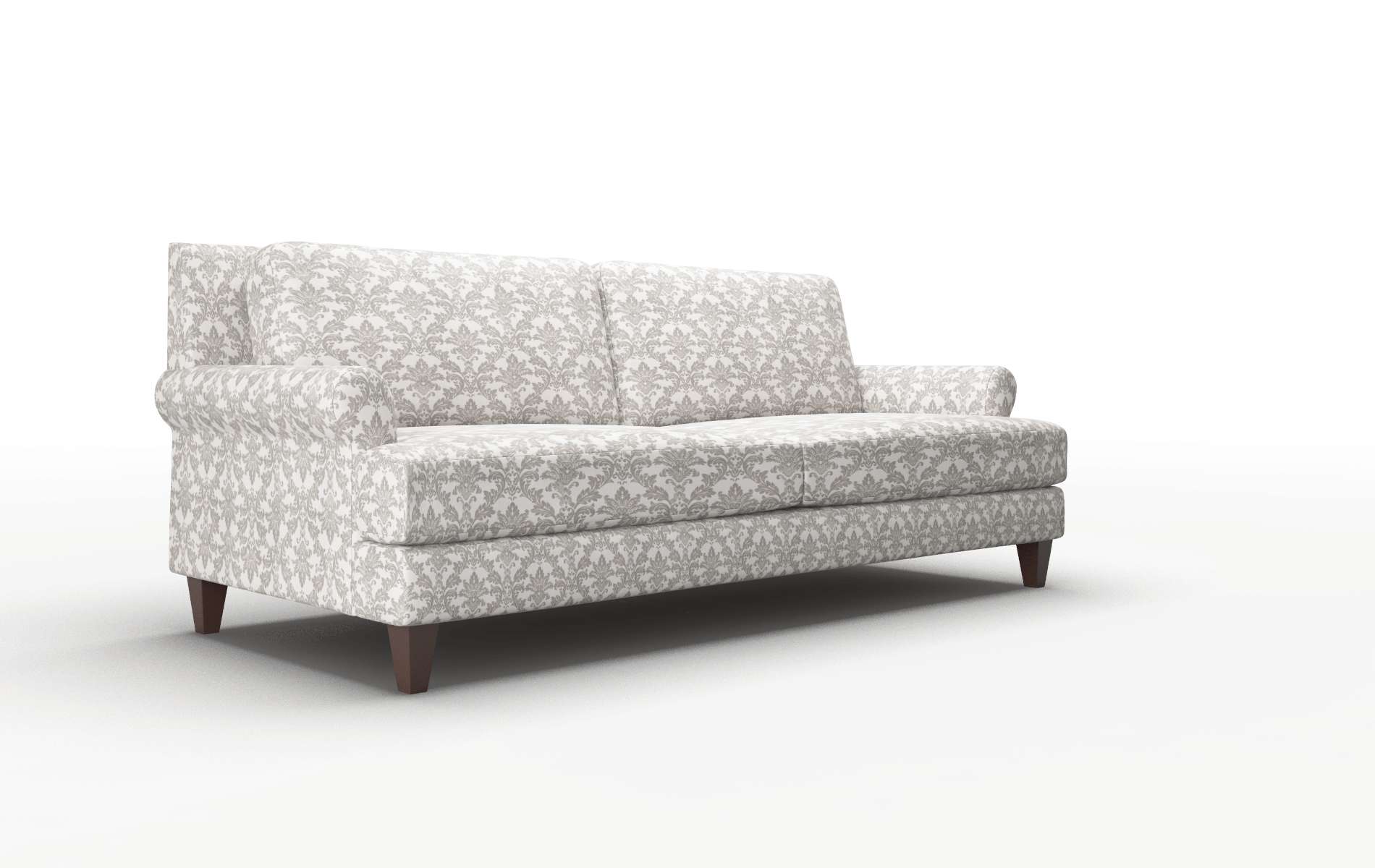 Stockholm Bergamo Dove Sofa espresso legs 2