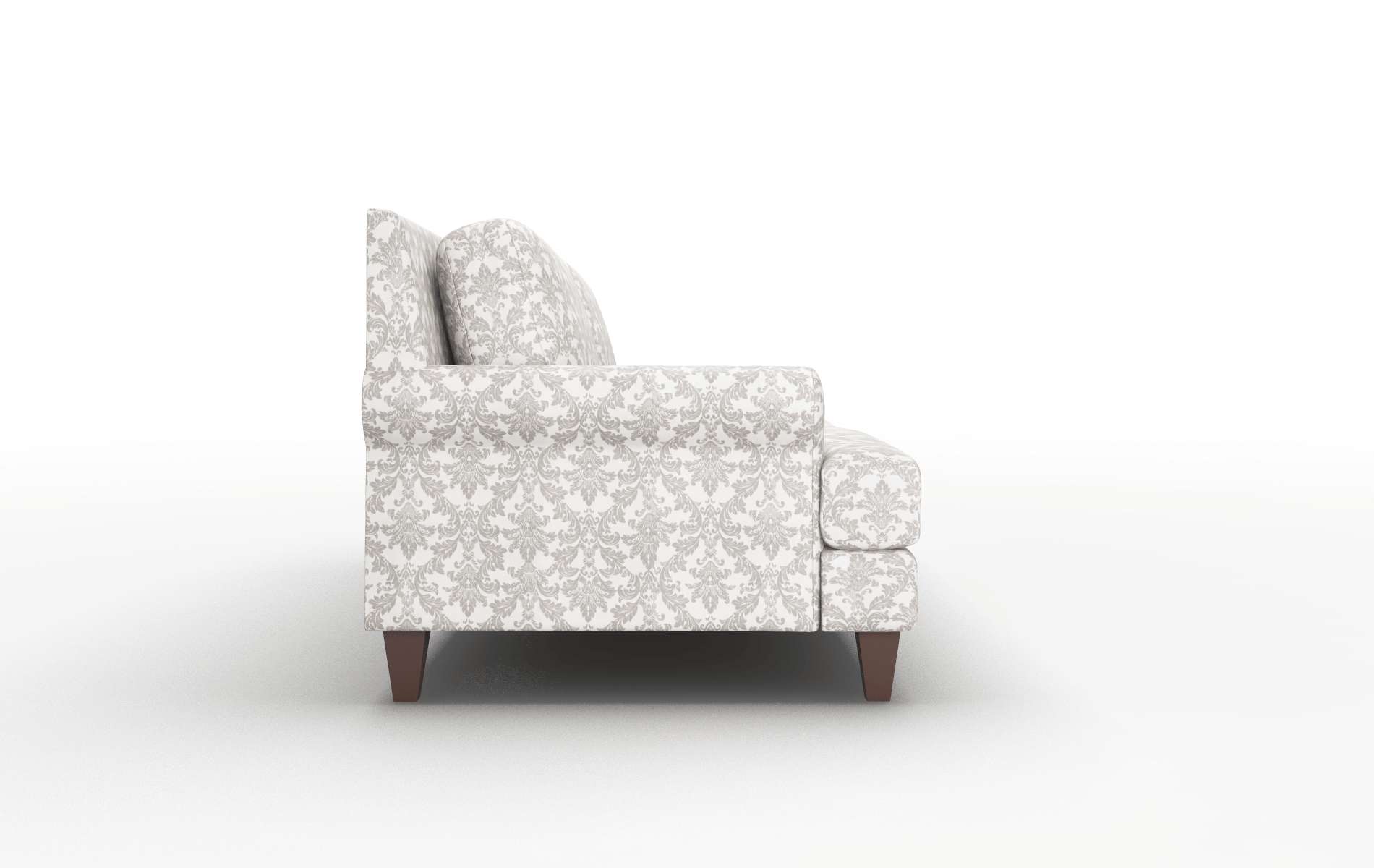 Stockholm Bergamo Dove Sofa espresso legs 3