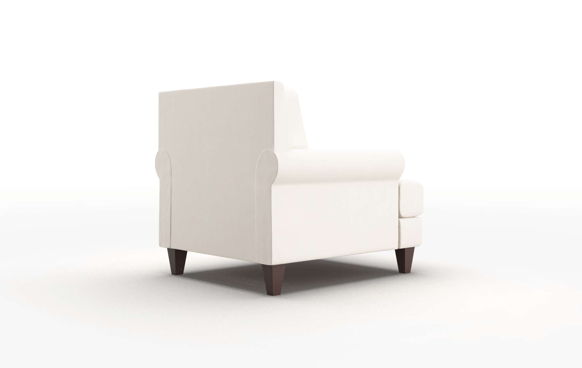 Stockholm Blanche Milky Chair espresso legs 5