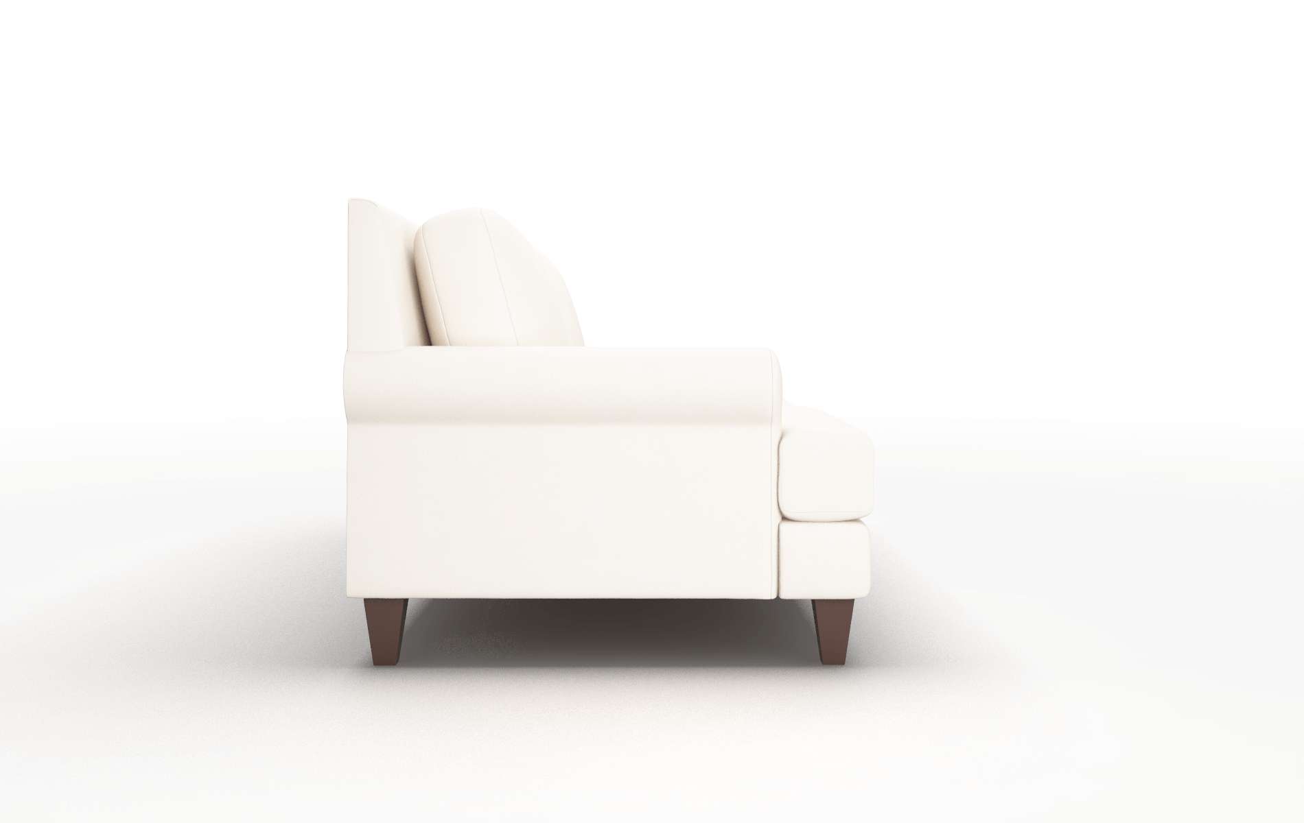 Stockholm Blanche Milky Sofa espresso legs 3
