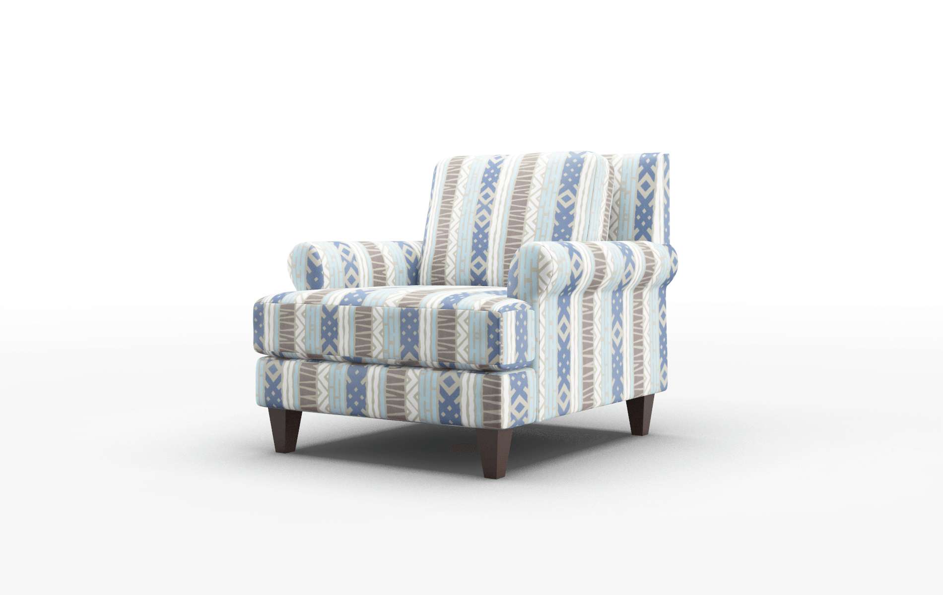 Stockholm Bodhi Indigo Chair espresso legs 4