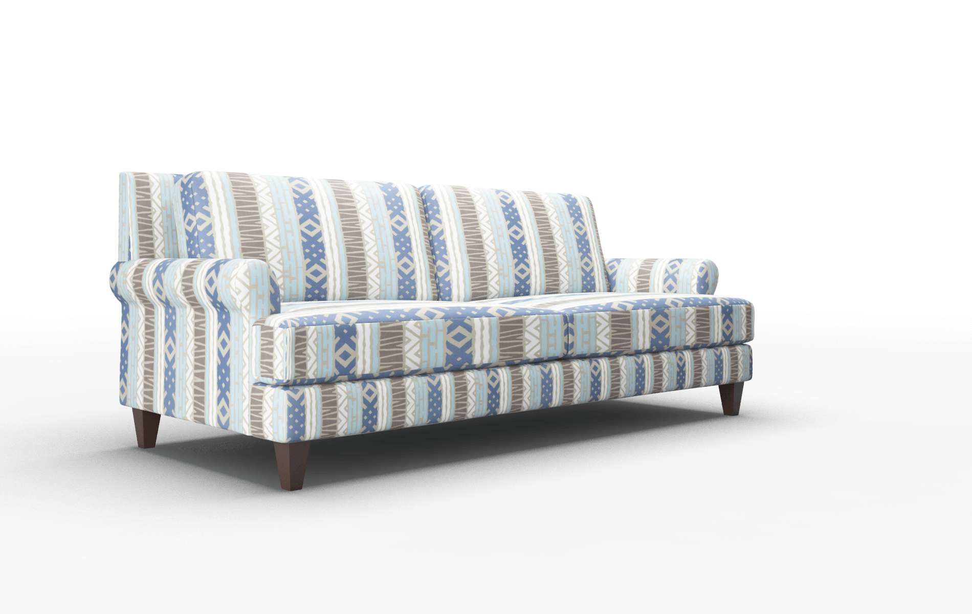 Stockholm Bodhi Indigo Sofa espresso legs 2