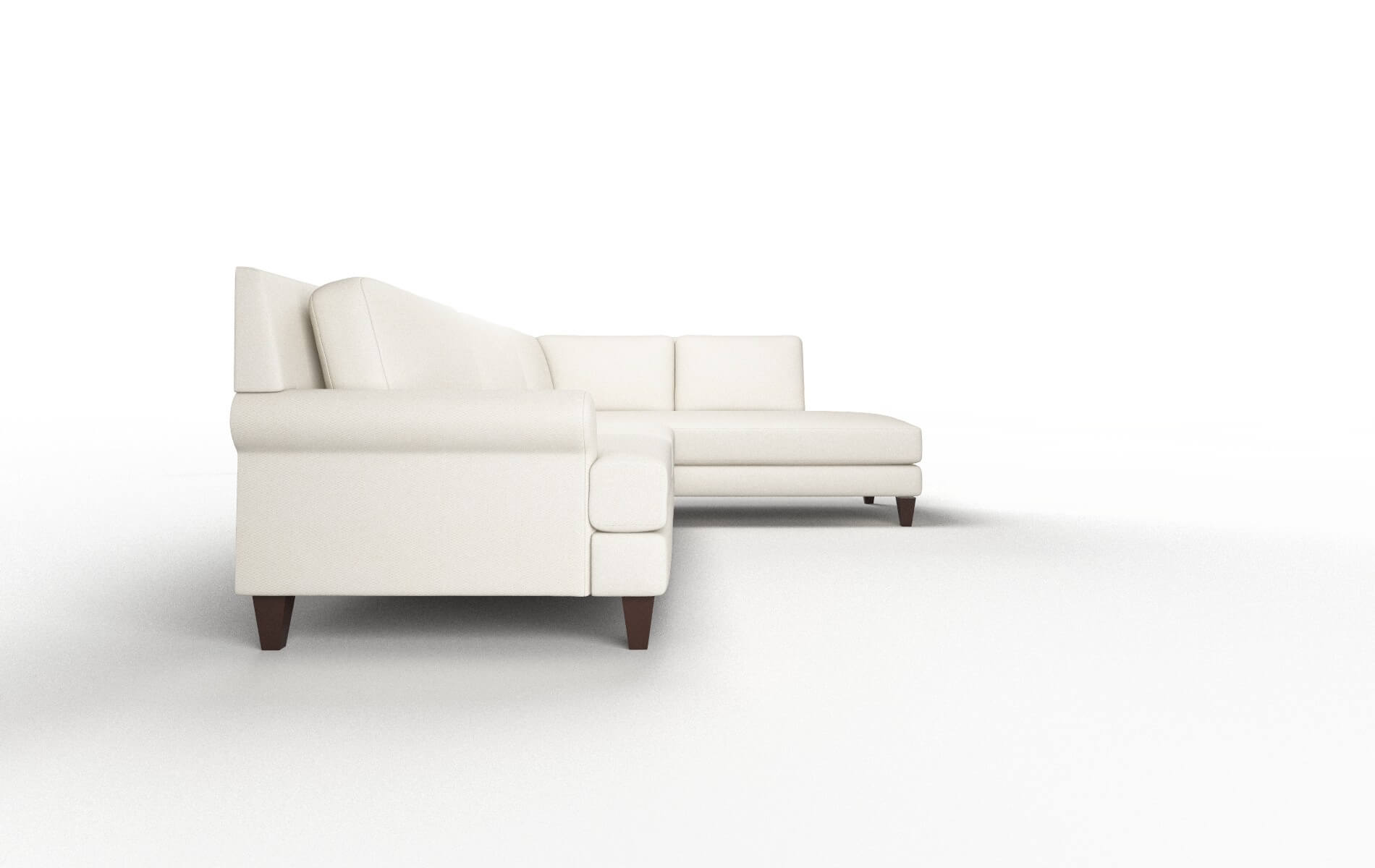 Stockholm Bungalow Ivory Panel espresso legs 3