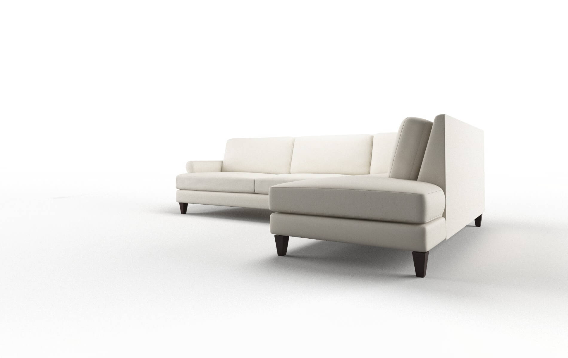 Stockholm Bungalow Ivory Panel espresso legs 4