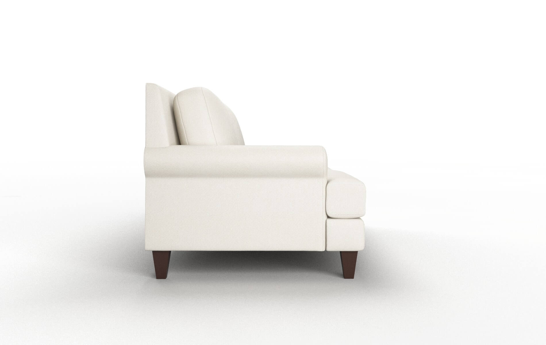 Stockholm Bungalow Ivory Sofa espresso legs 3