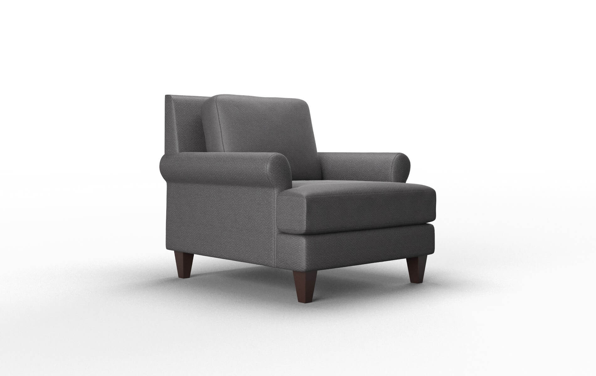 Stockholm Catalina Charcoal Chair espresso legs 2