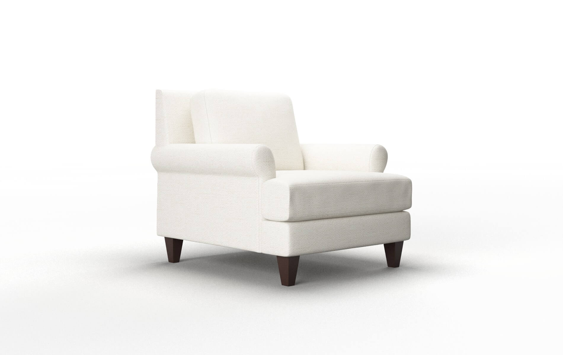 Stockholm Catalina Ivory Chair espresso legs 2