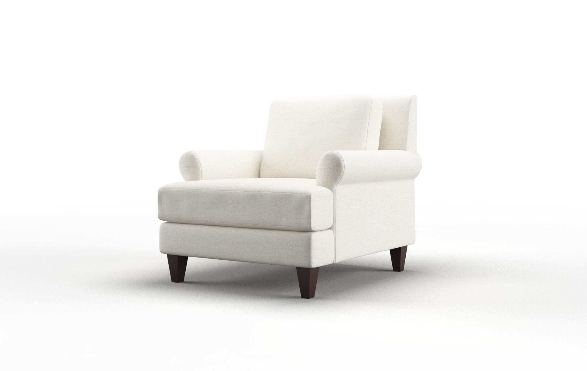 Stockholm Catalina Ivory Chair espresso legs 4