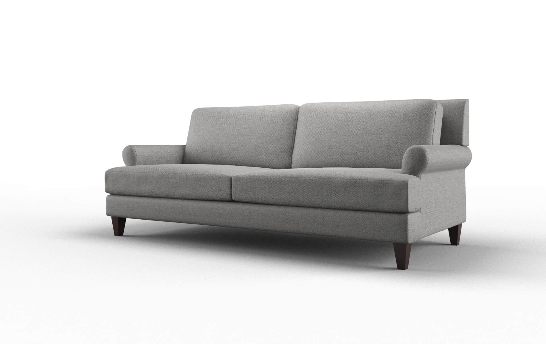 Stockholm Catalina Steel Sofa espresso legs 4