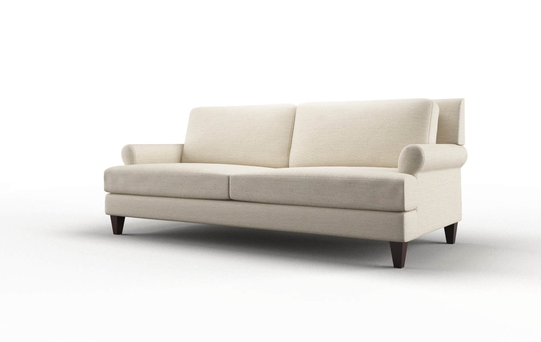 Stockholm Chance Sand Sofa espresso legs 4