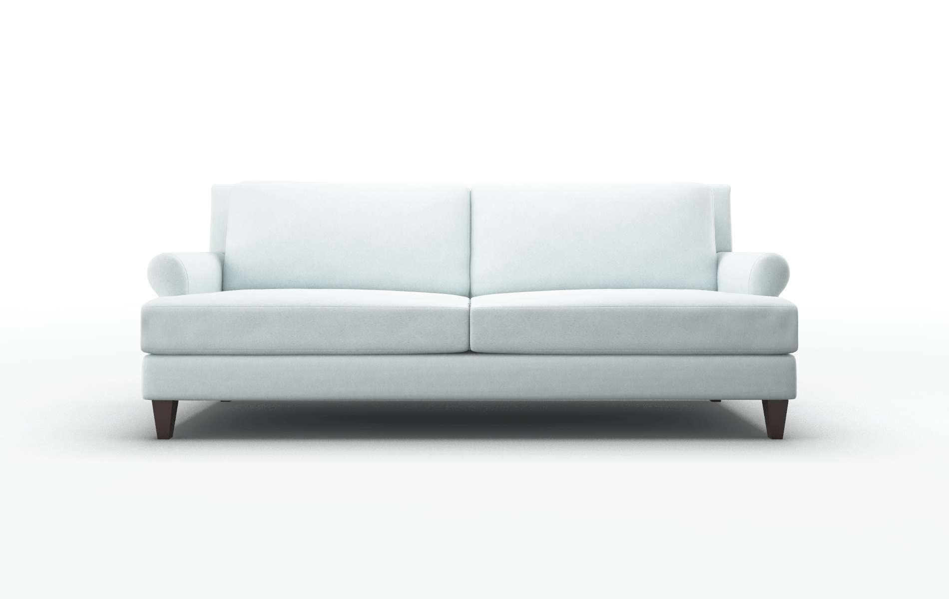 Stockholm Clyde Cornflower Sofa espresso legs 1