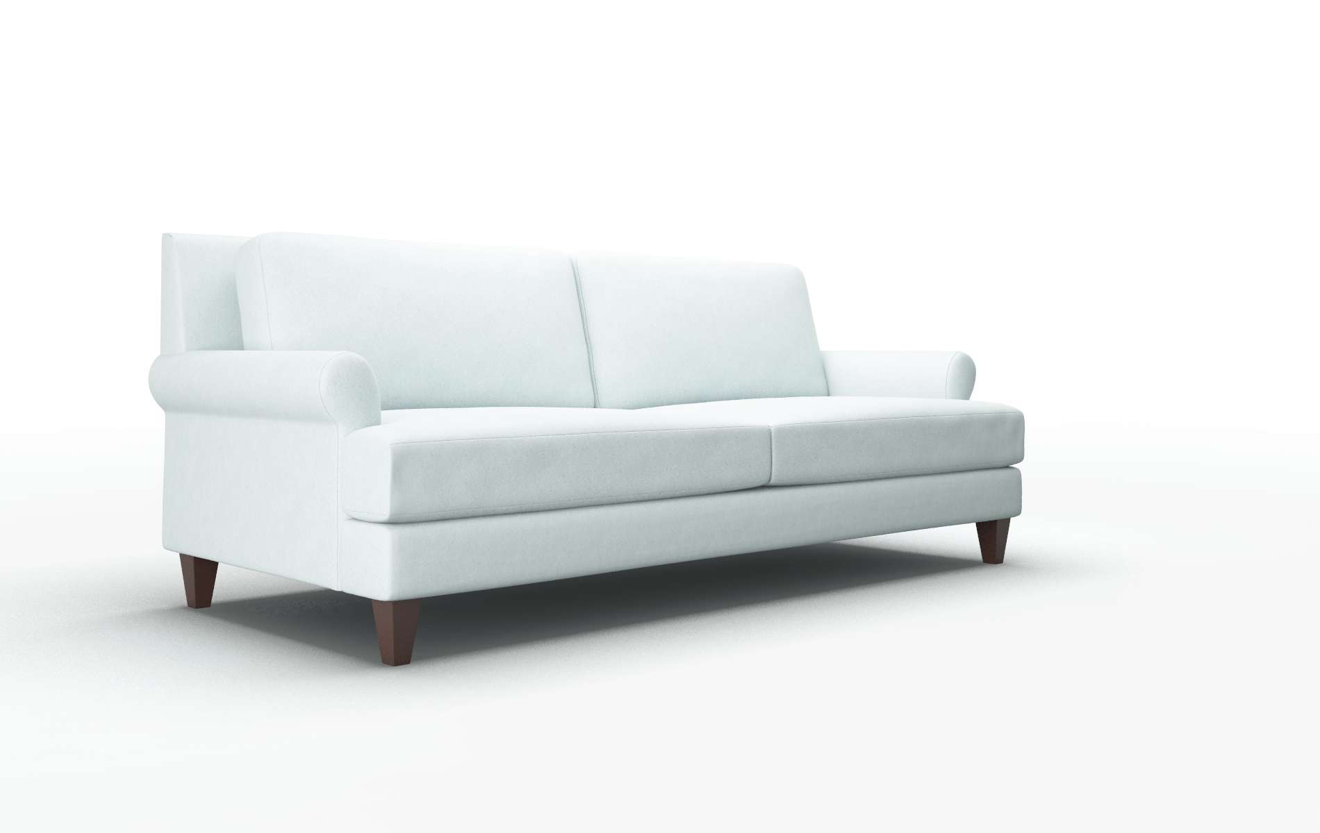 Stockholm Clyde Cornflower Sofa espresso legs 2