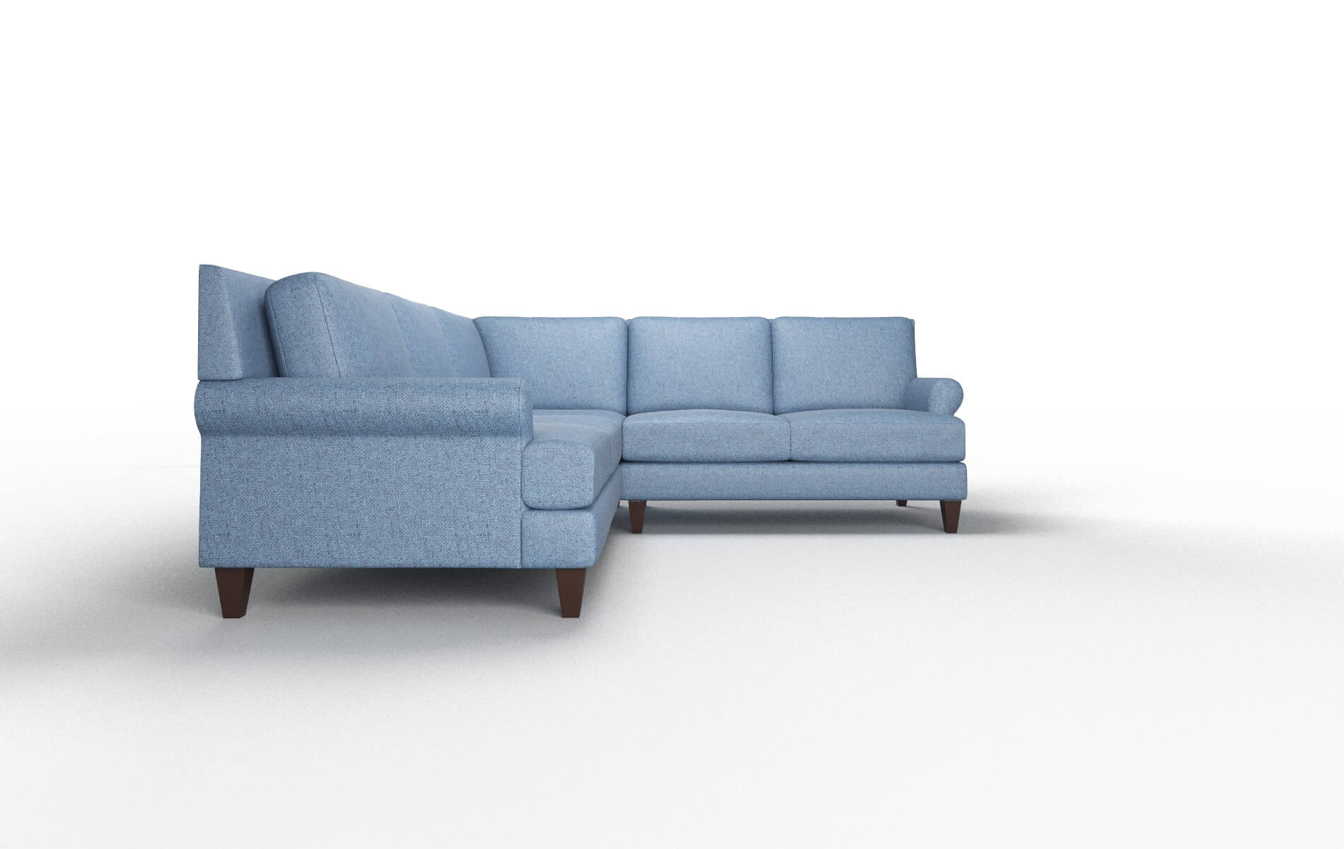 Stockholm Clyde Deep_ocean Sectional espresso legs 2