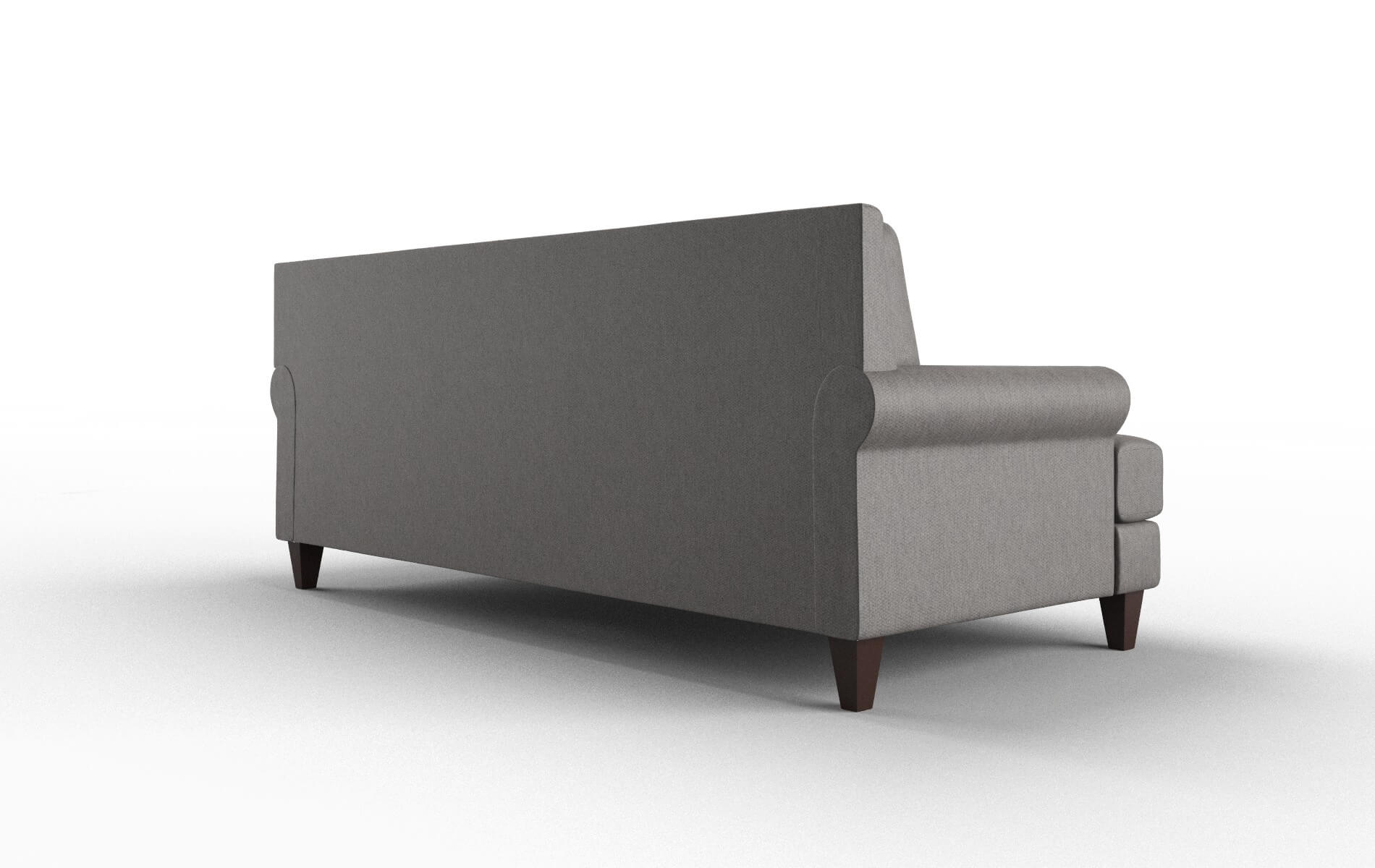 Stockholm Cosmo Charcoal Sofa espresso legs 5