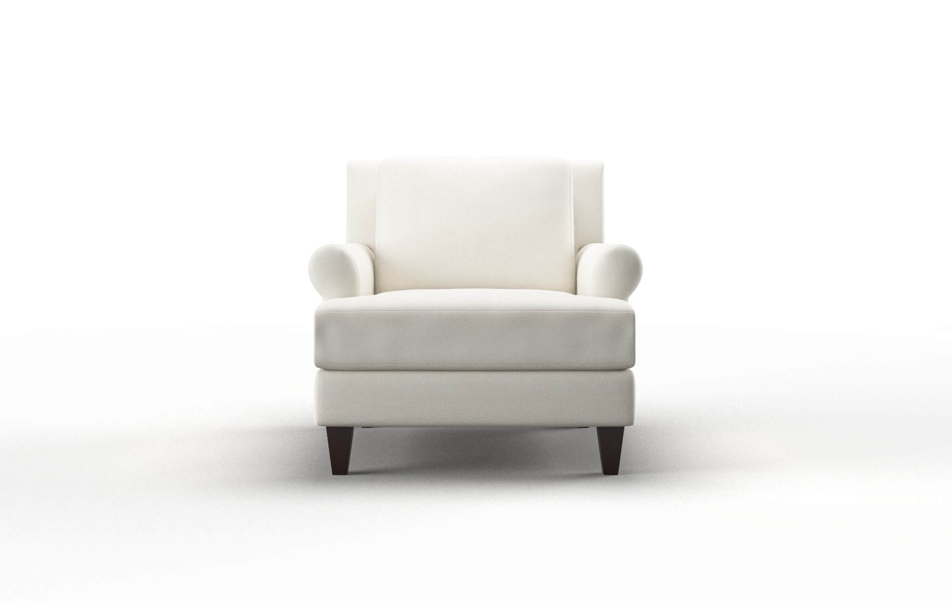 Stockholm Cosmo ivory Chair Espresso Legs  1