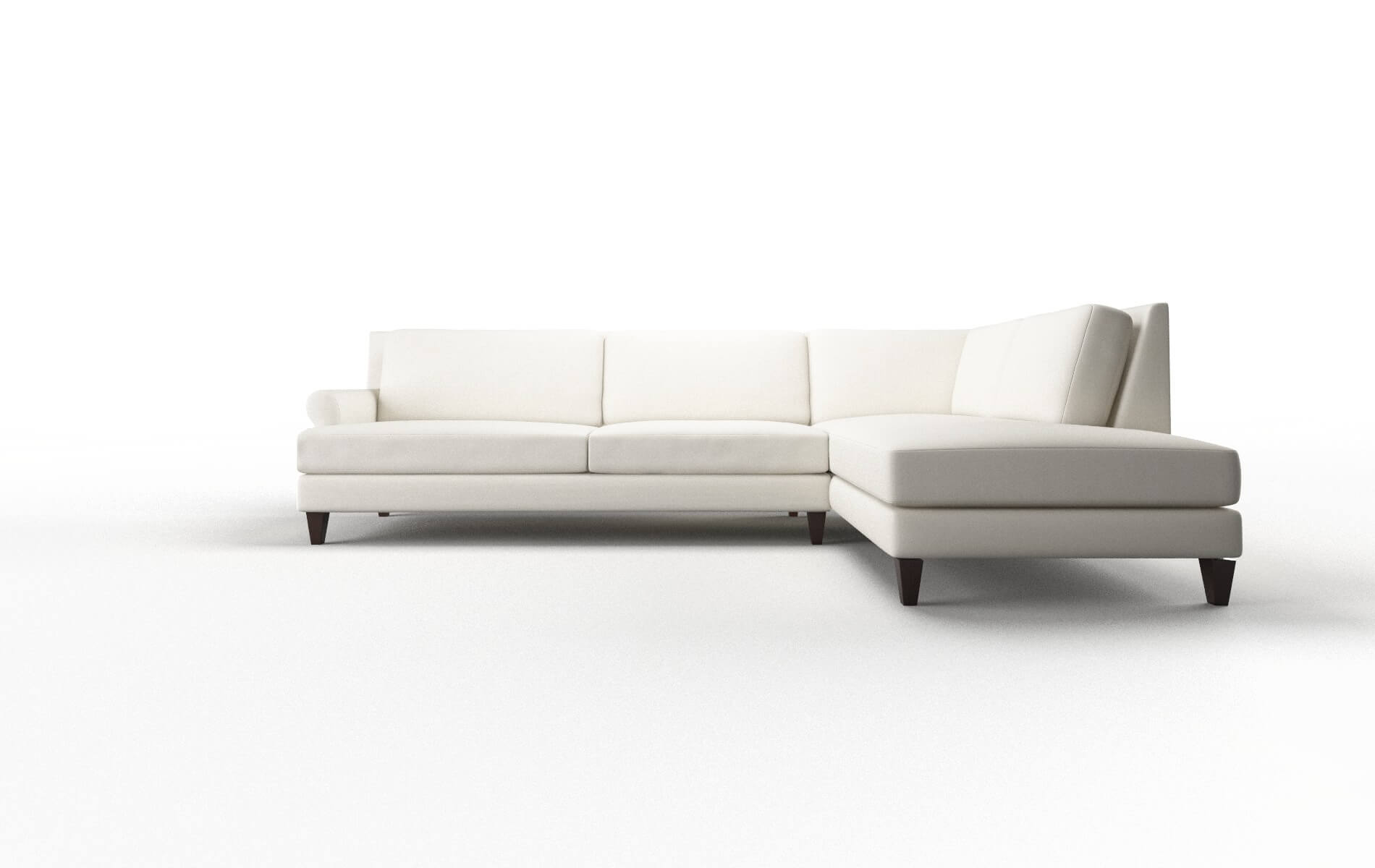Stockholm Cosmo ivory Panel Espresso Legs  1