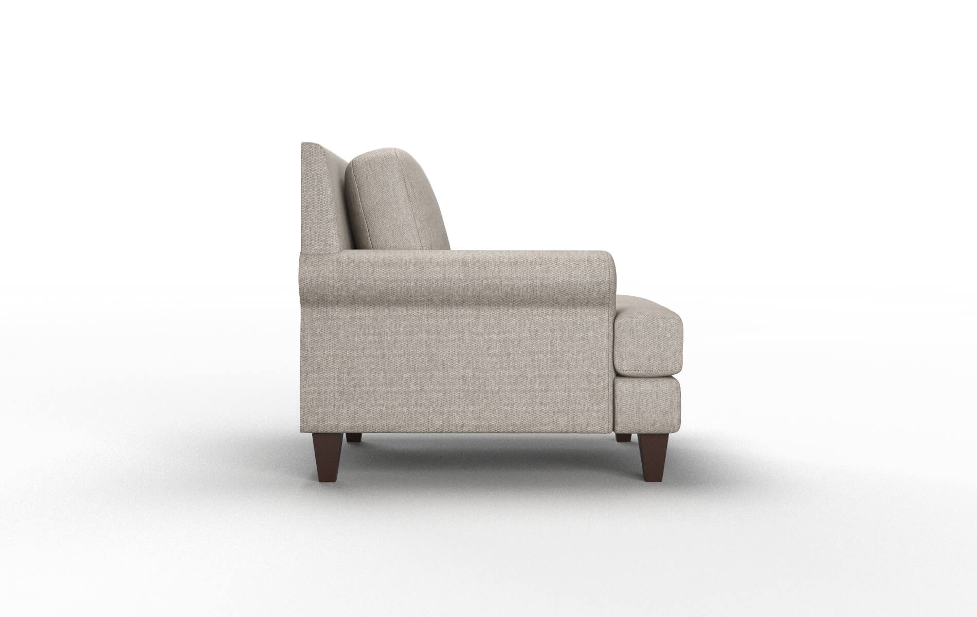 Stockholm Cosmo Taupe Chair espresso legs 3