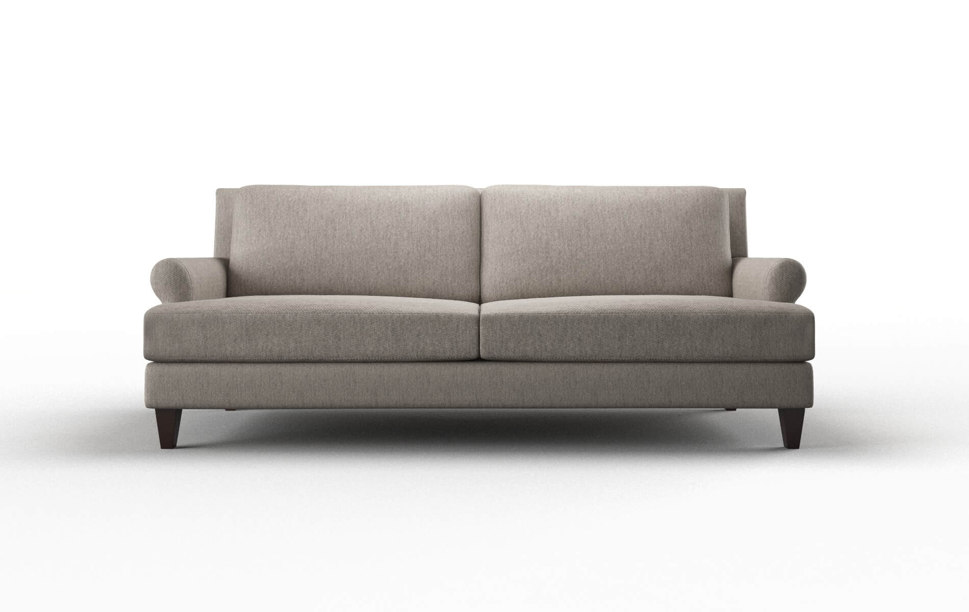 Stockholm Cosmo Taupe Sofa espresso legs 1