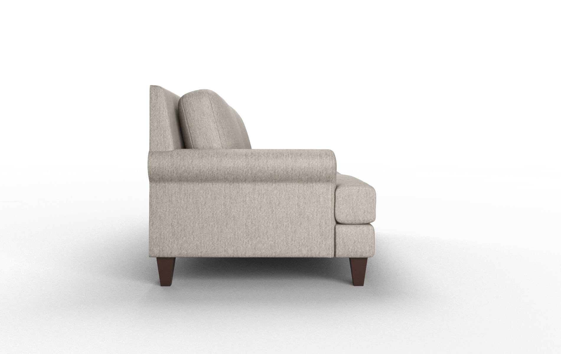 Stockholm Cosmo Taupe Sofa espresso legs 3