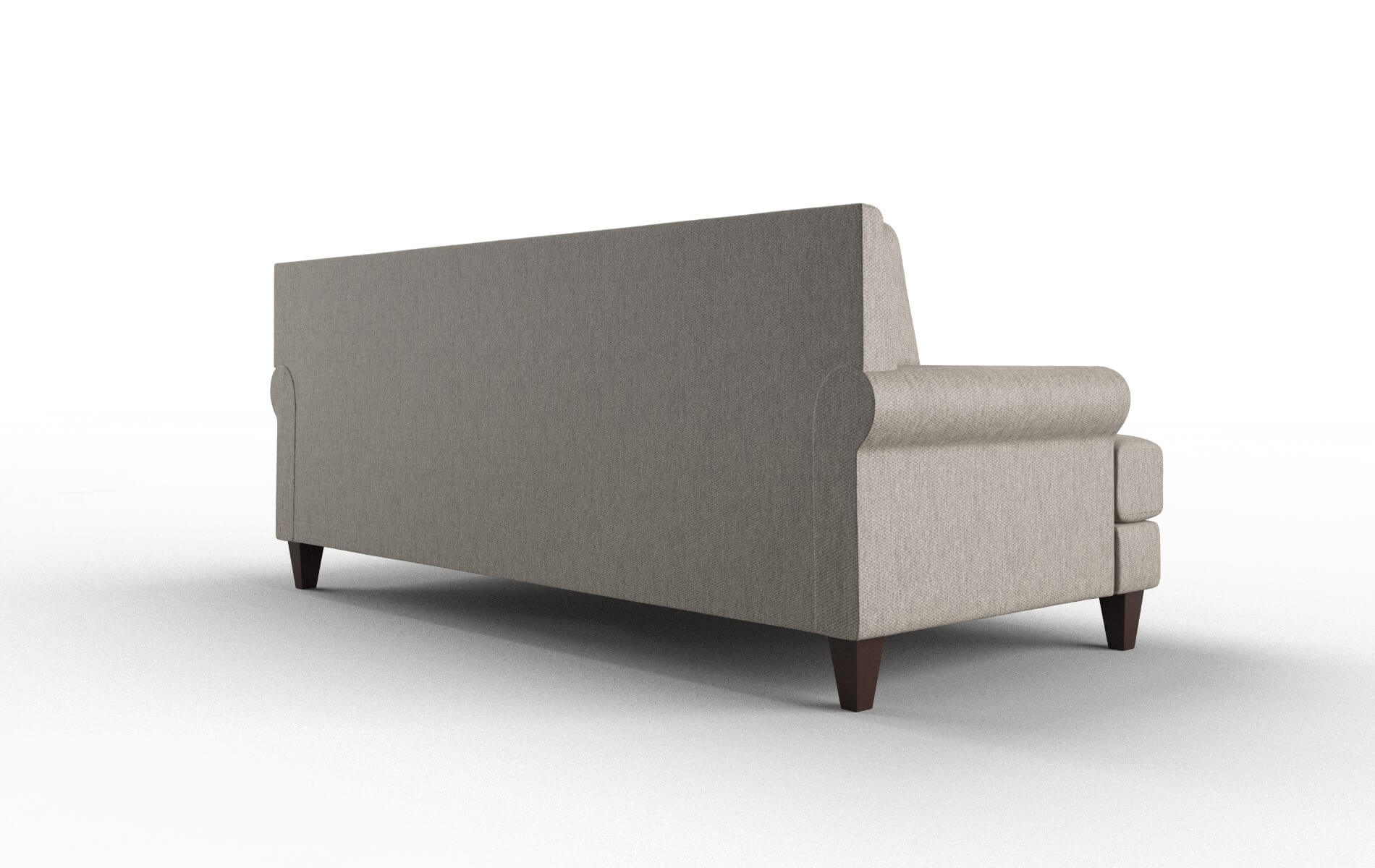 Stockholm Cosmo Taupe Sofa espresso legs 5
