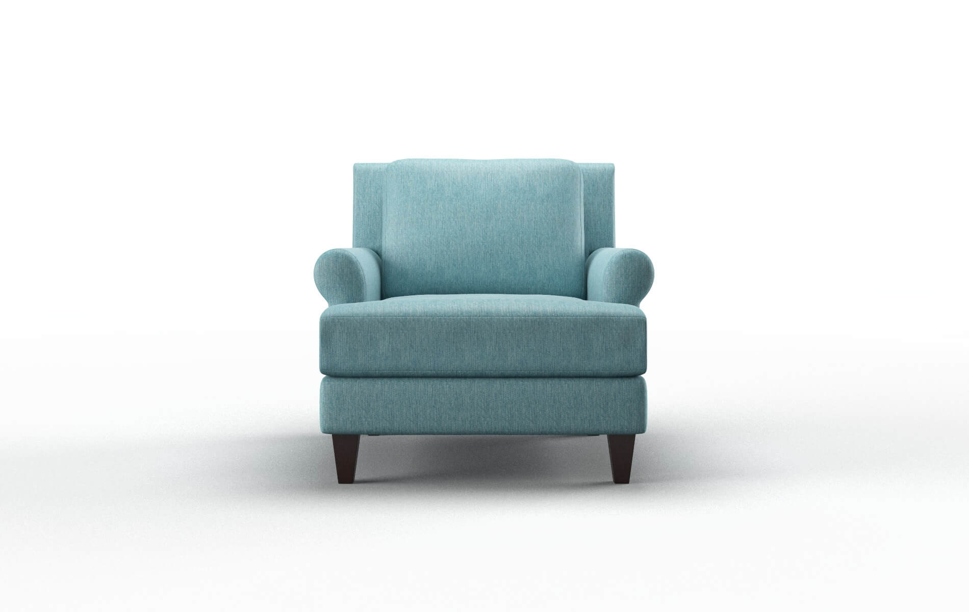 Stockholm Cosmo Turquoise Chair espresso legs 1