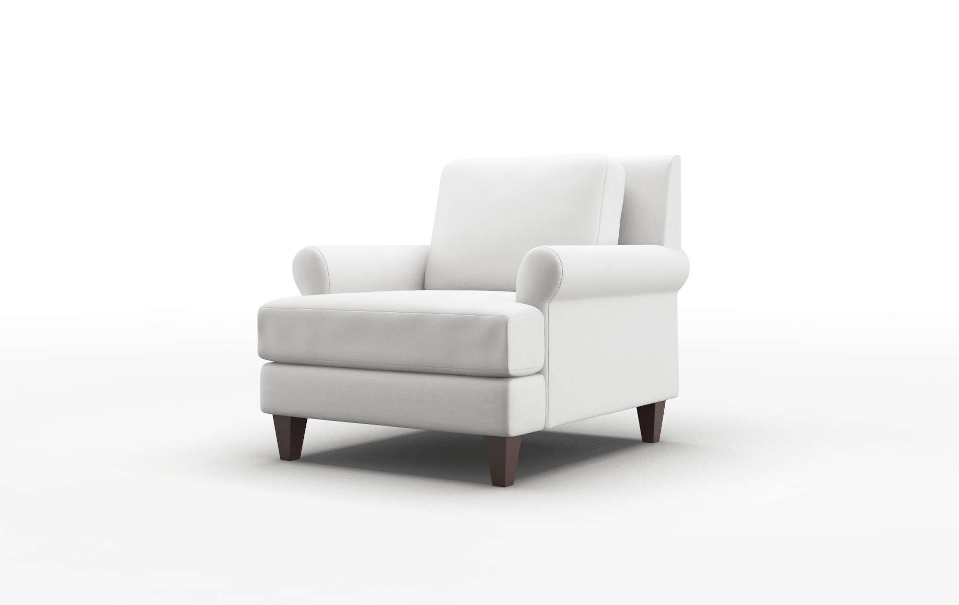 Stockholm Dawson Platinum Chair espresso legs 4