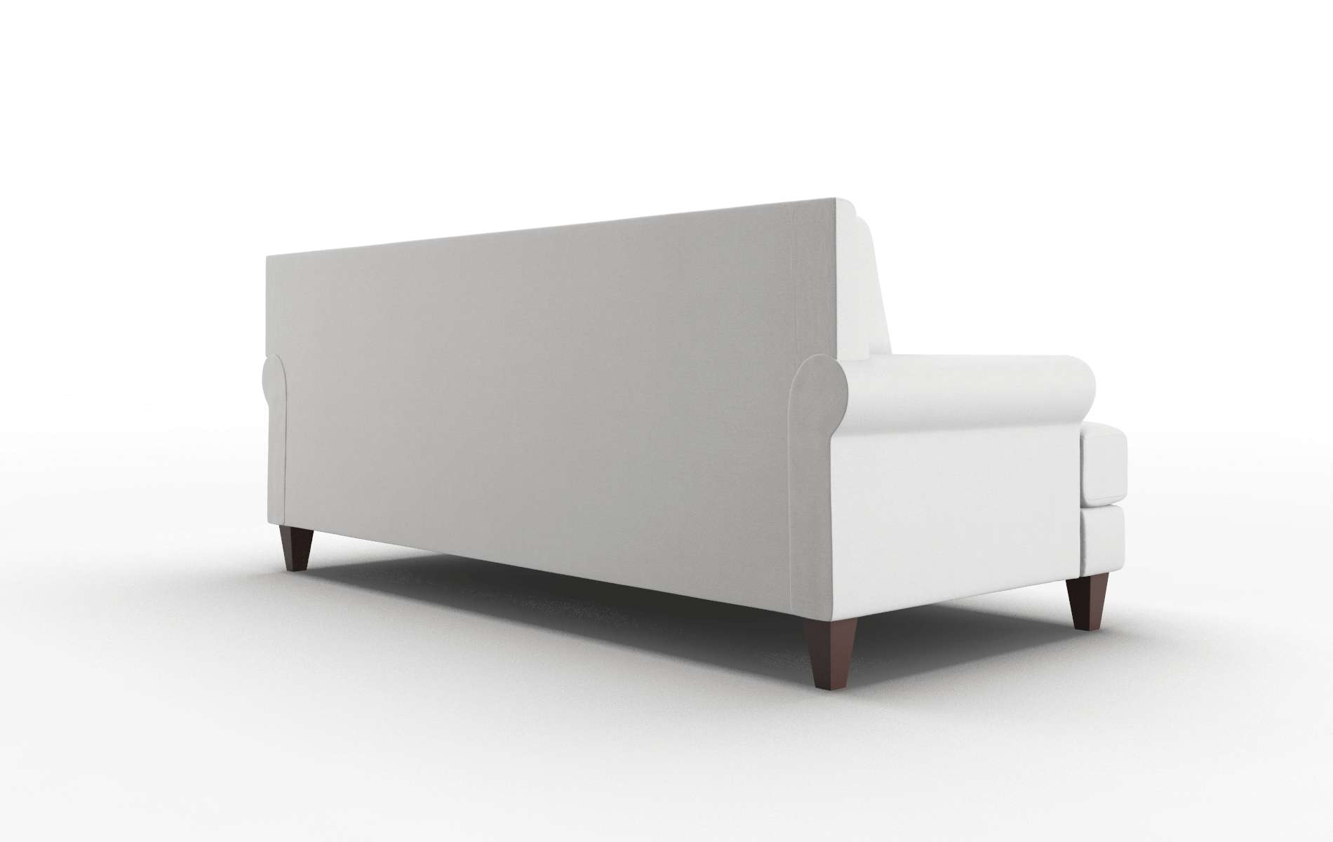 Stockholm Dawson Platinum Sofa espresso legs 5