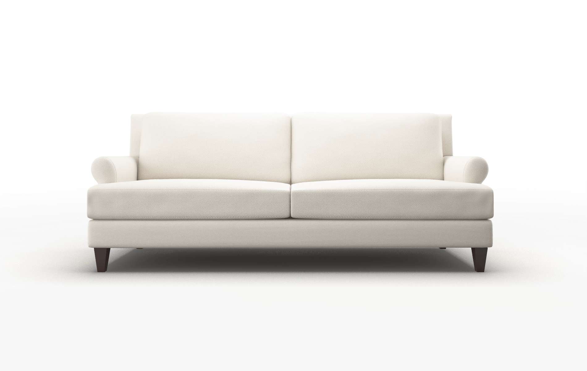 Stockholm Dawson Sand Sofa espresso legs 1