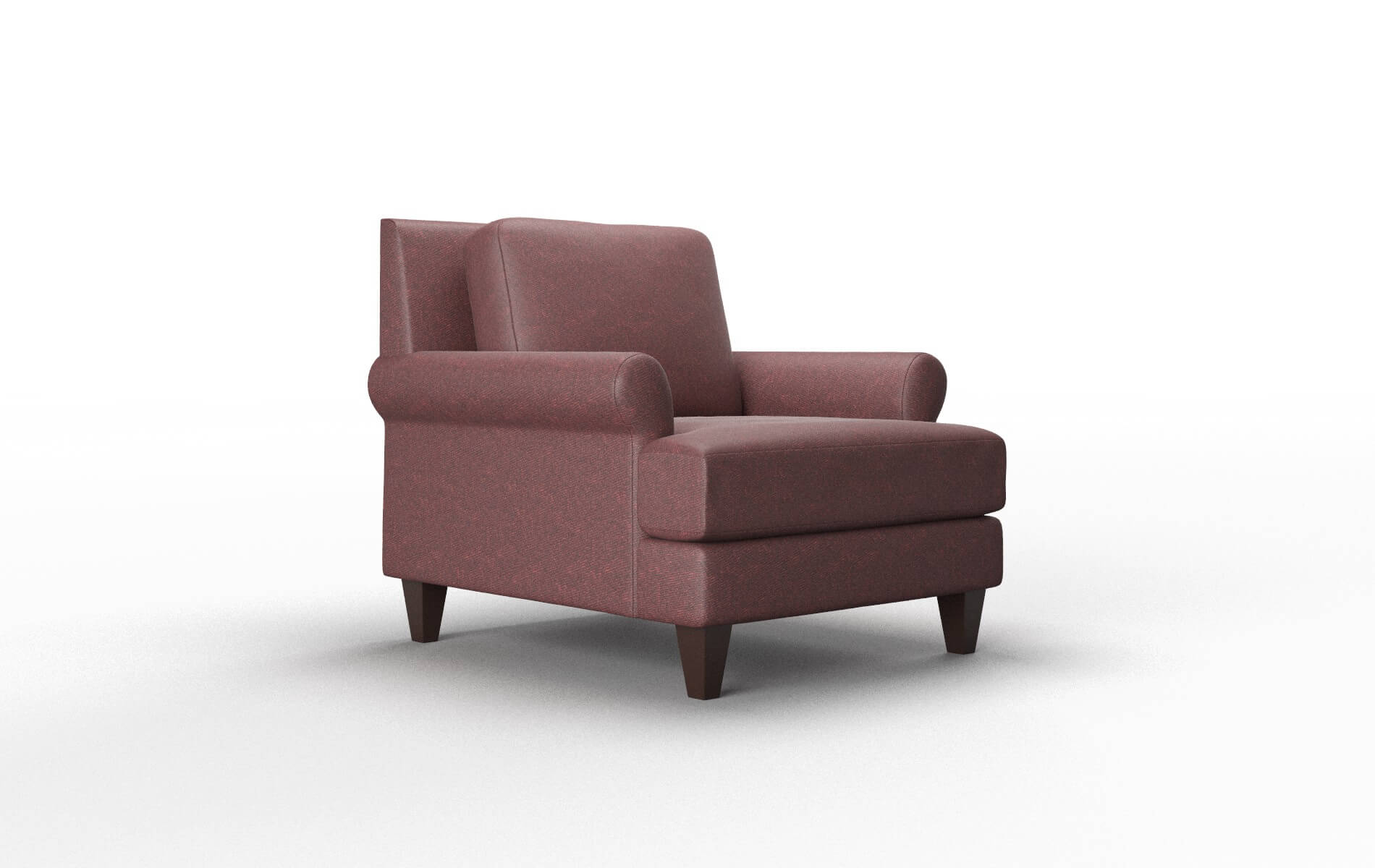 Stockholm Derby Berry Chair espresso legs 2