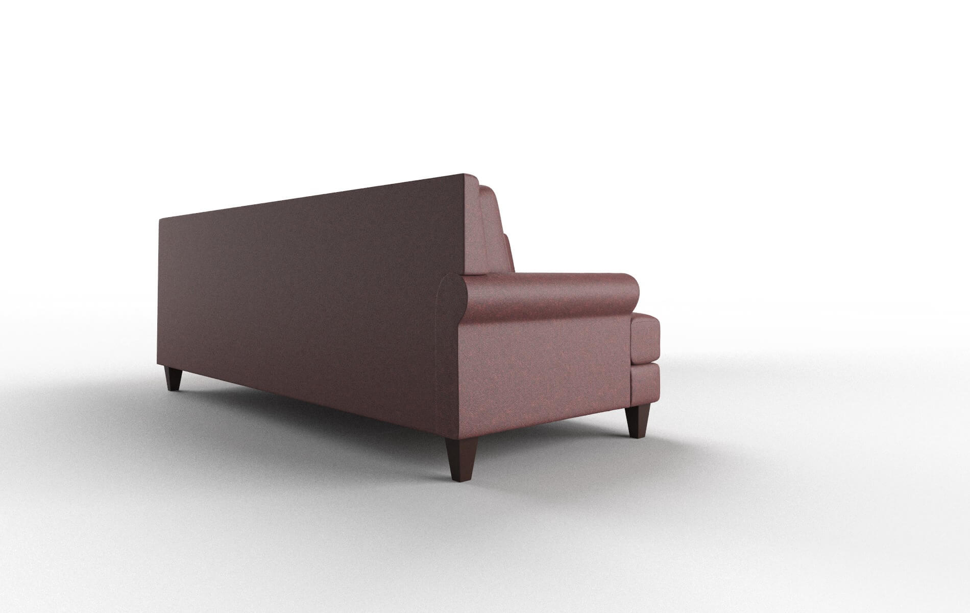 Stockholm Derby Berry Sectional espresso legs 3